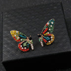 Butterfly Earrings Limited Edition with Zirconia Inlay