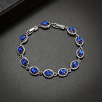 Serenity Blue Silver Bracelet