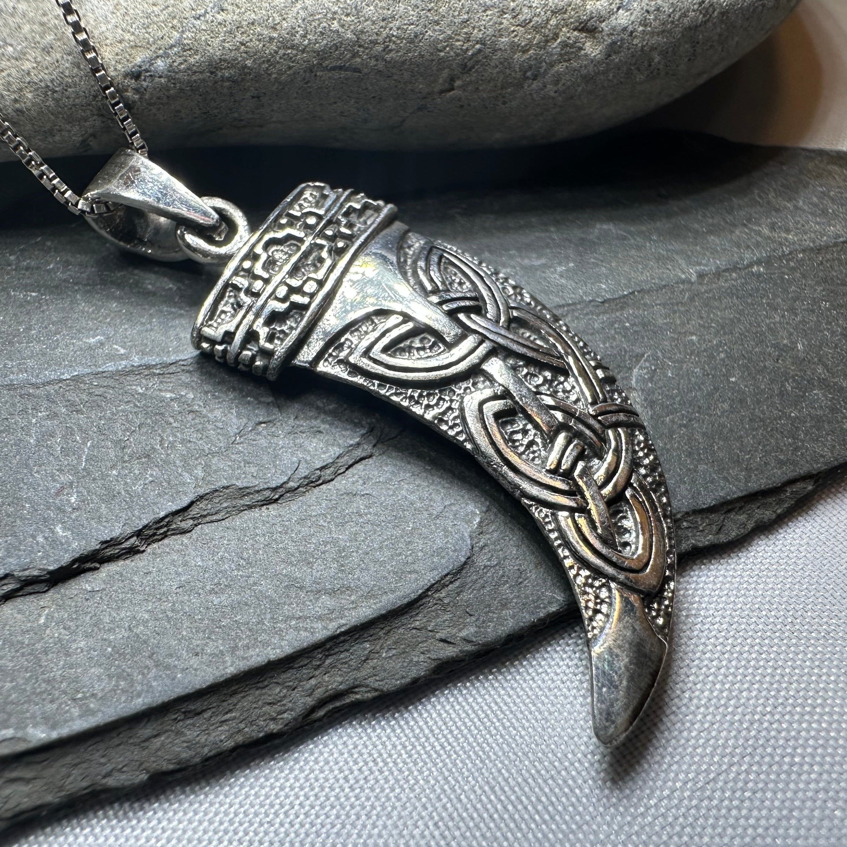 Celtic Wolf Claw Necklace