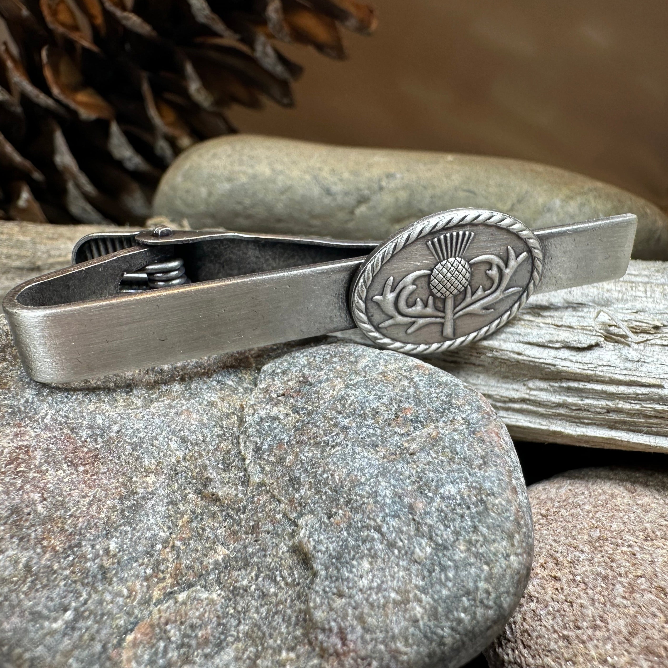 Celtic Thistle Tie Bar