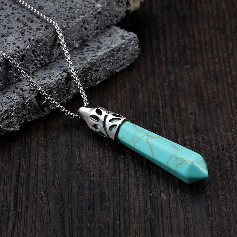 Crrystal Bullet Protection Gemstone Necklace