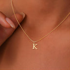 Enzhalynne | Necklace with Initials 18K Gold
