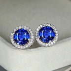 Celestial Elegance Blue Earrings
