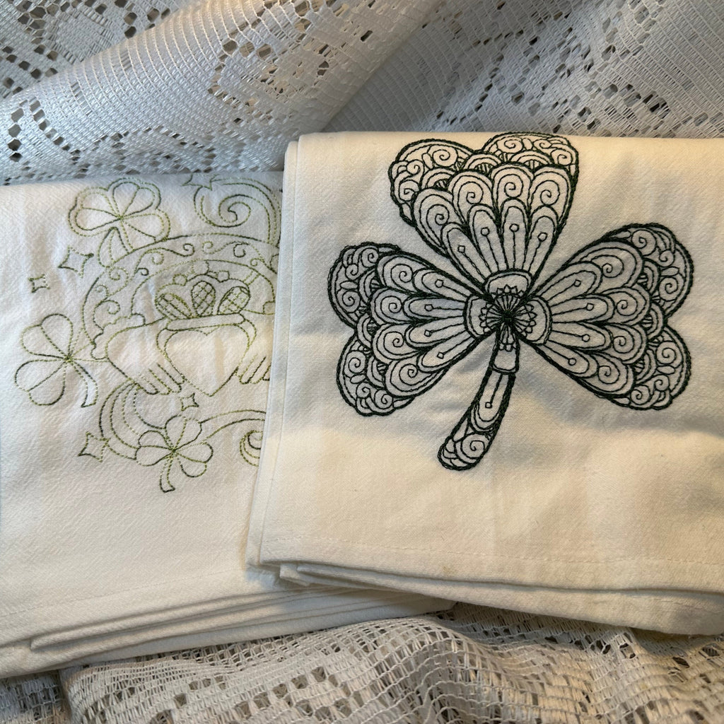 Handmade Irish Tea Towel Set