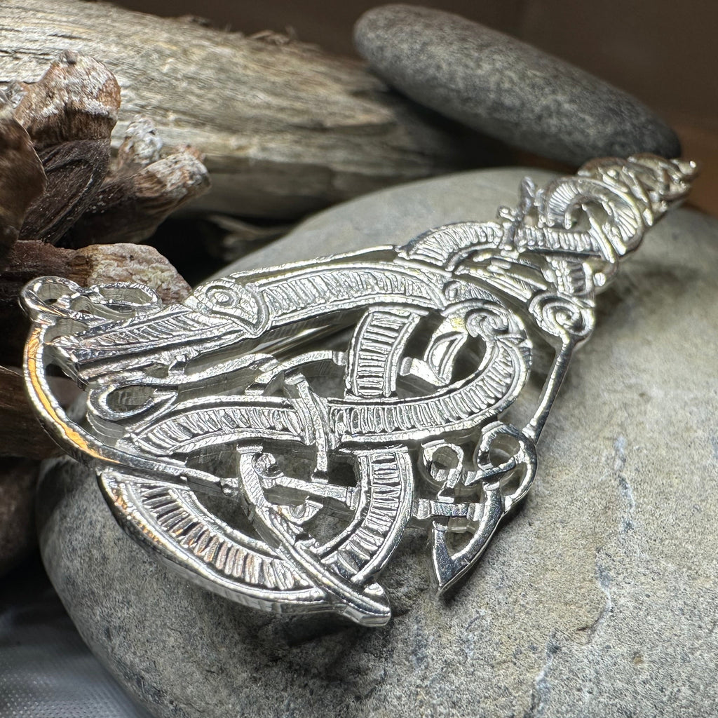 Artisan Irish Celtic Beast Brooch