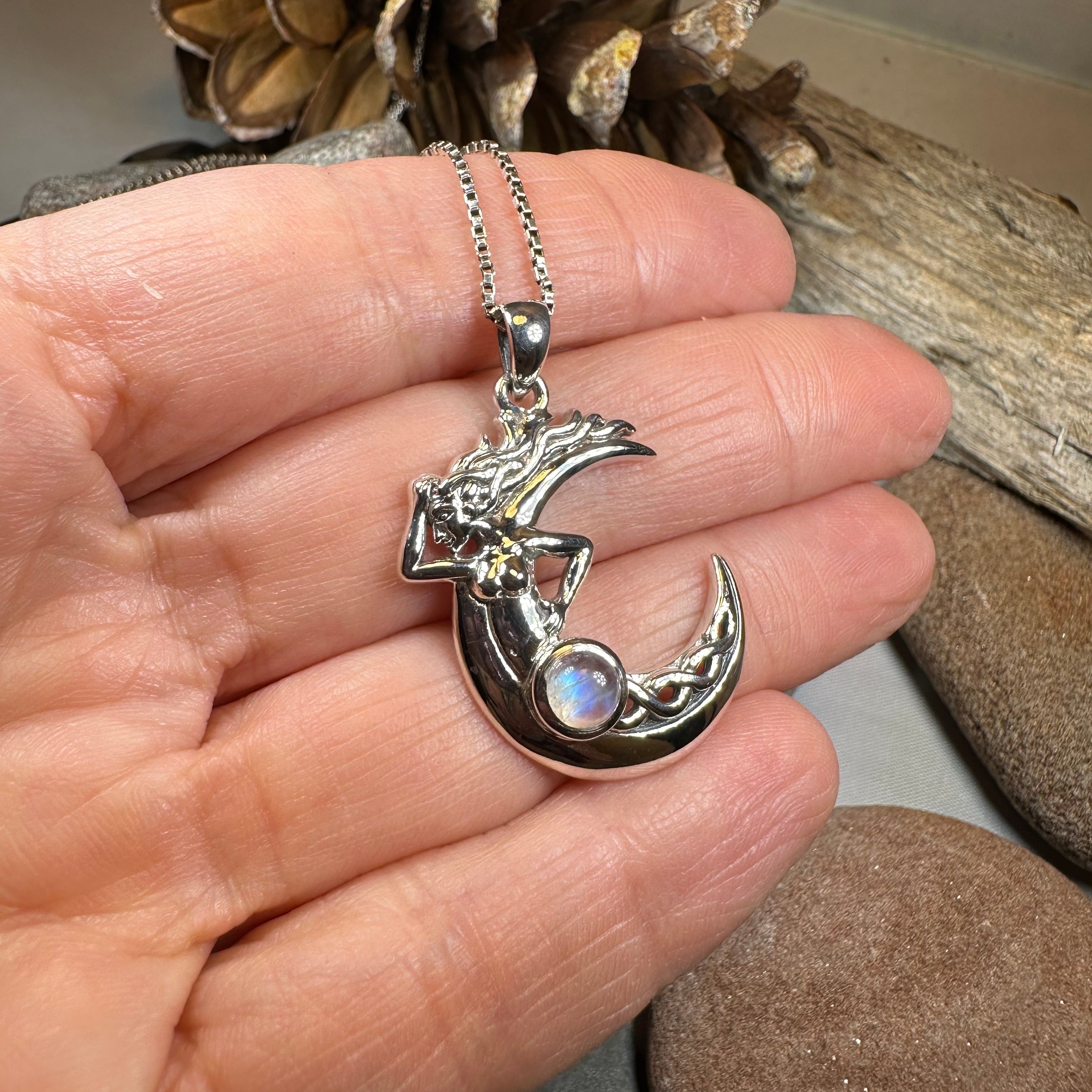 Gealach Moon Goddess Necklace