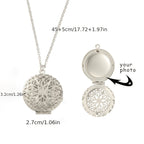 Personalized Photo Locket Necklace - Stainless Steel