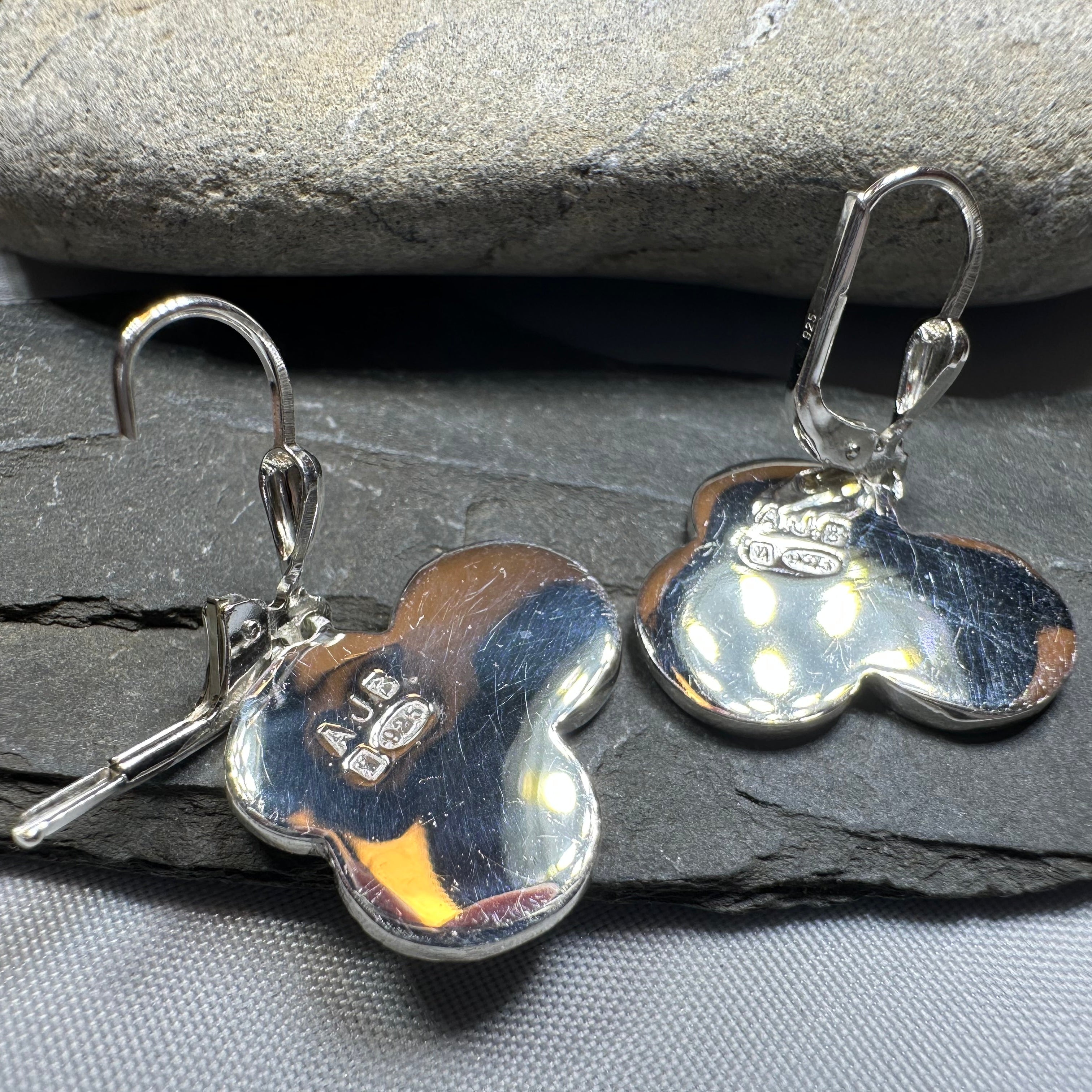 Artisan Newgrange Triple Spiral Earrings