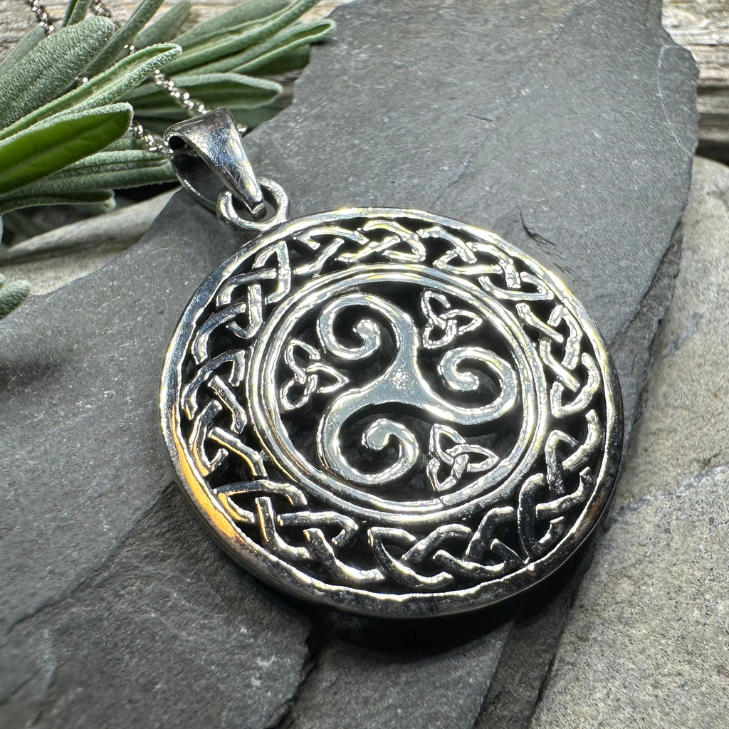 Nova Celtic Spiral Necklace