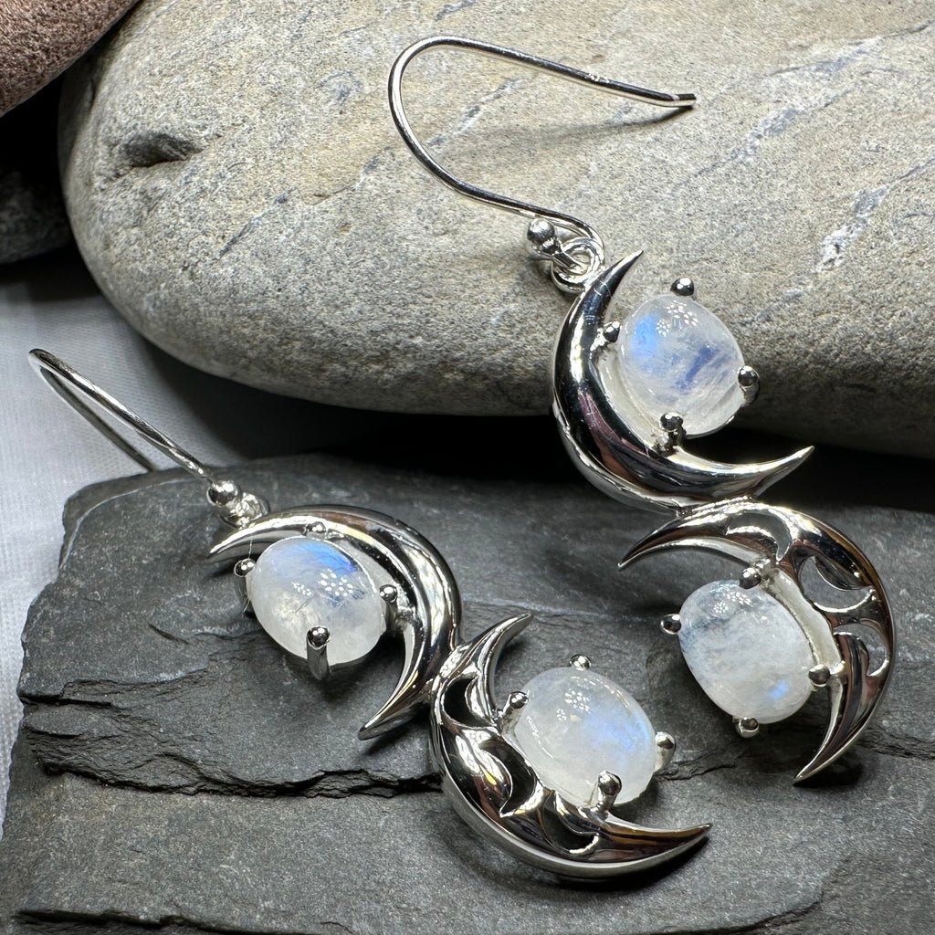 Mystic Dream Moonstone Earrings