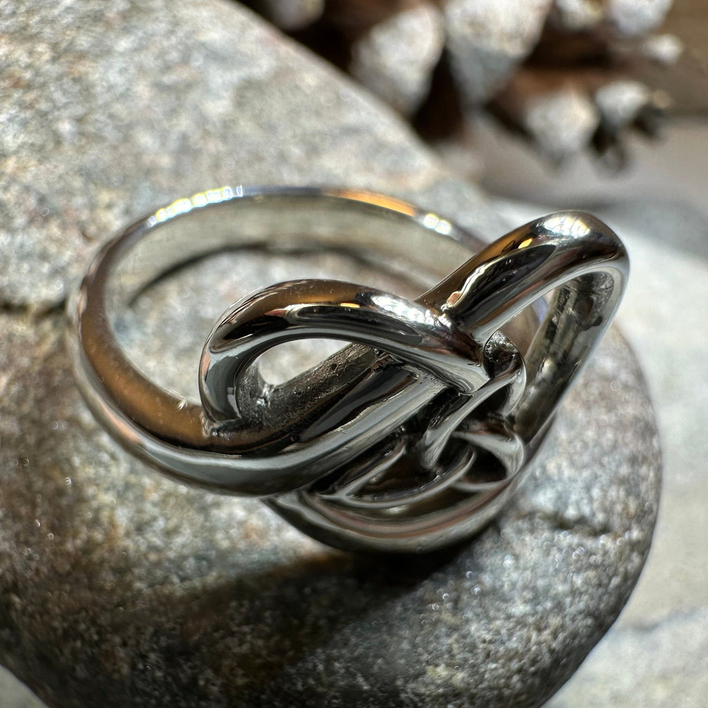 Trinity Knot Heart Ring