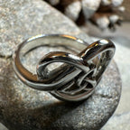 Trinity Knot Heart Ring