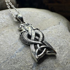 Celtic Mermaid Sisters Necklace