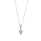 Olivenorma Cat's Eye Pendant Sweater Stainless Steel Necklace