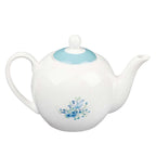 Blue "Friendship" Ceramic Teapot