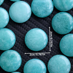 20pcs Tianhe Stone Polished Turquoise Oval Gemstones for DIY Jewelry Making