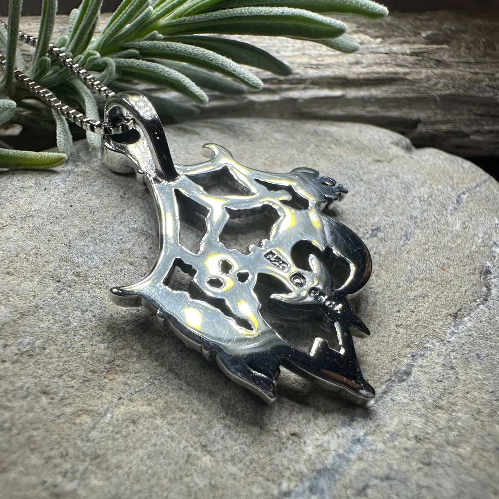 Moonstone Italian Cimaruta Pendant