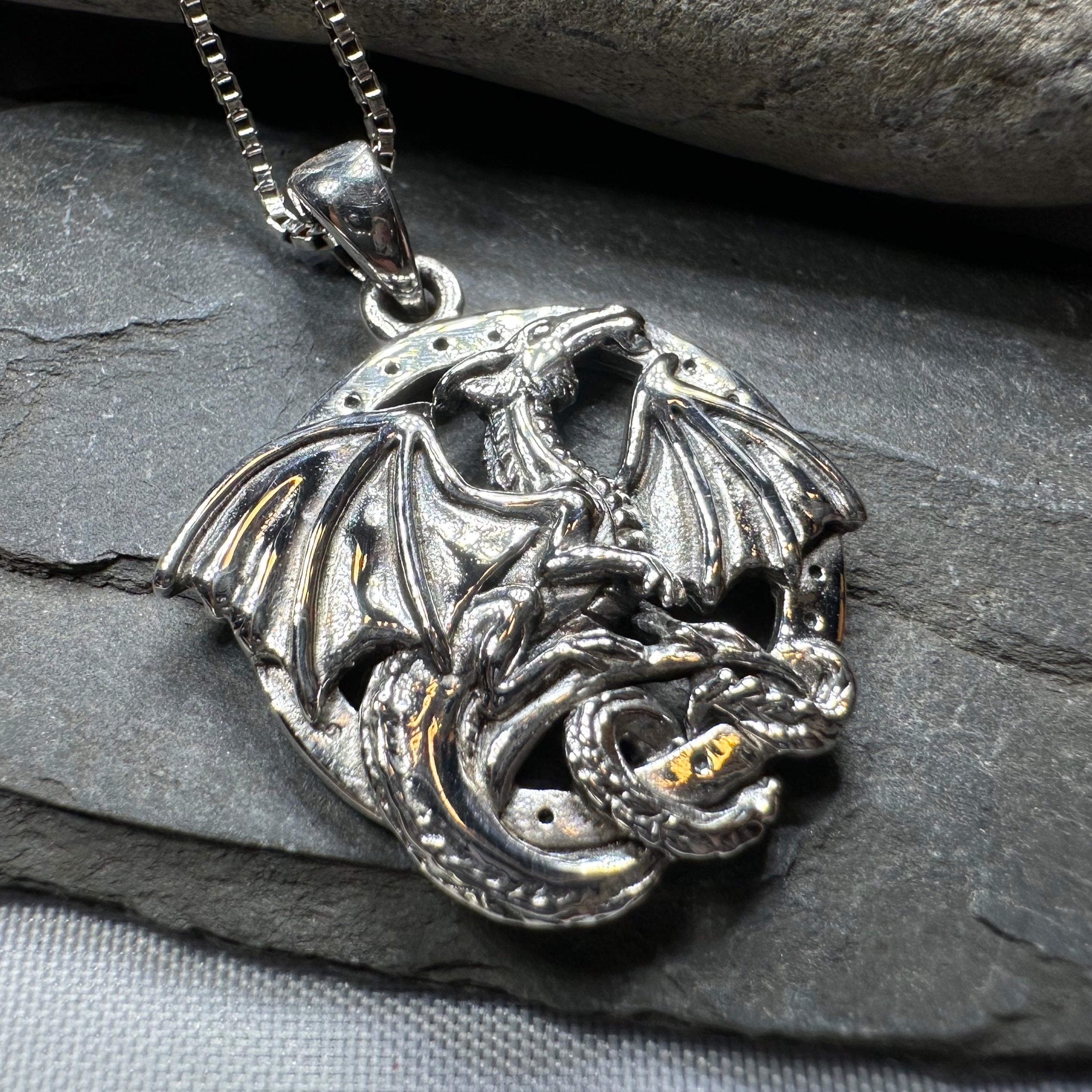 Silverwings Dragon Necklace