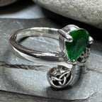 Emerald Dream Trinity Knot Ring