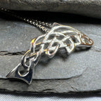Celtic Salmon of Knowledge Necklace