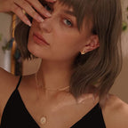 Olivenorma Evil Eye Hamsa Gold Color Layered Chain Necklace