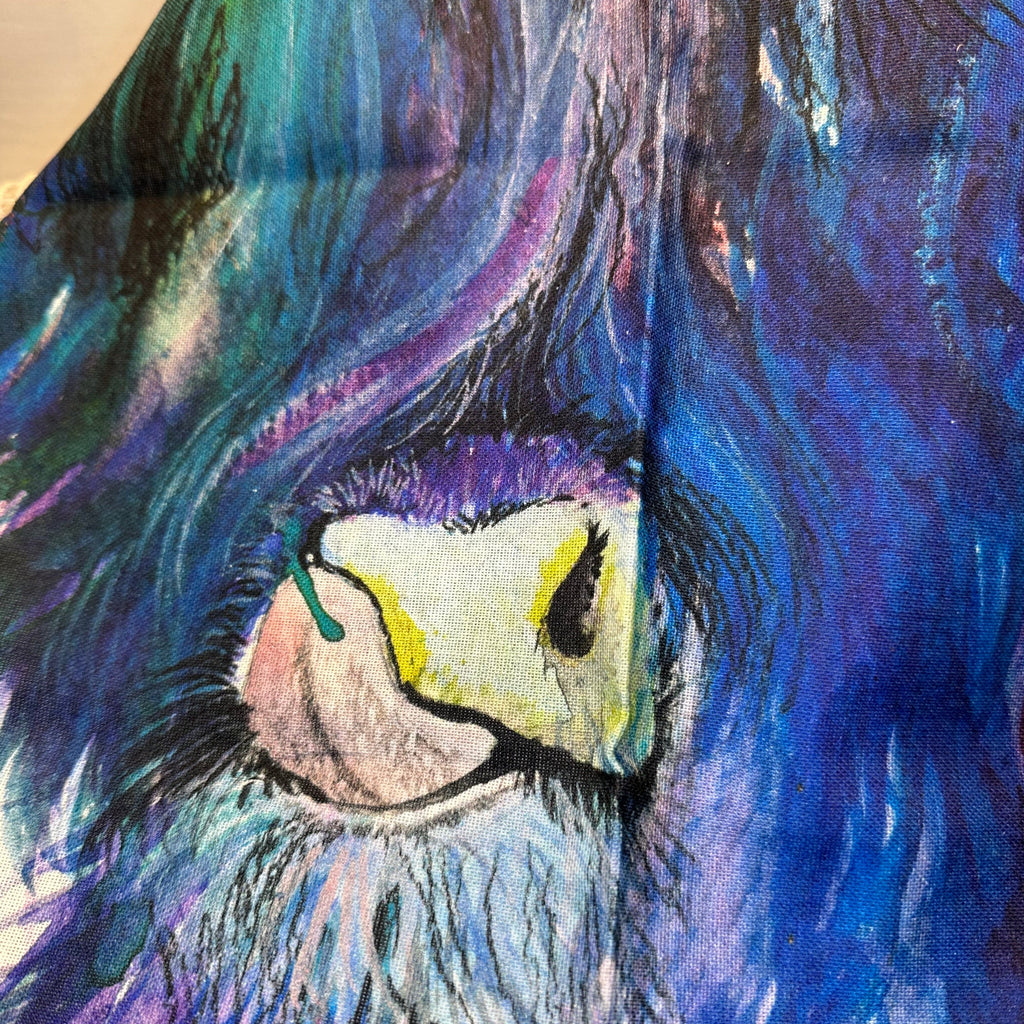 Handmade Highland Cow Lover Tea Towel Set