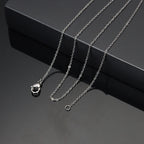 Olivenorma Diamond Heart Pendant Birthstone Necklace