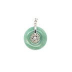 Olivenorma Natural Crystal Peace Buckle Tree Of Life Necklace