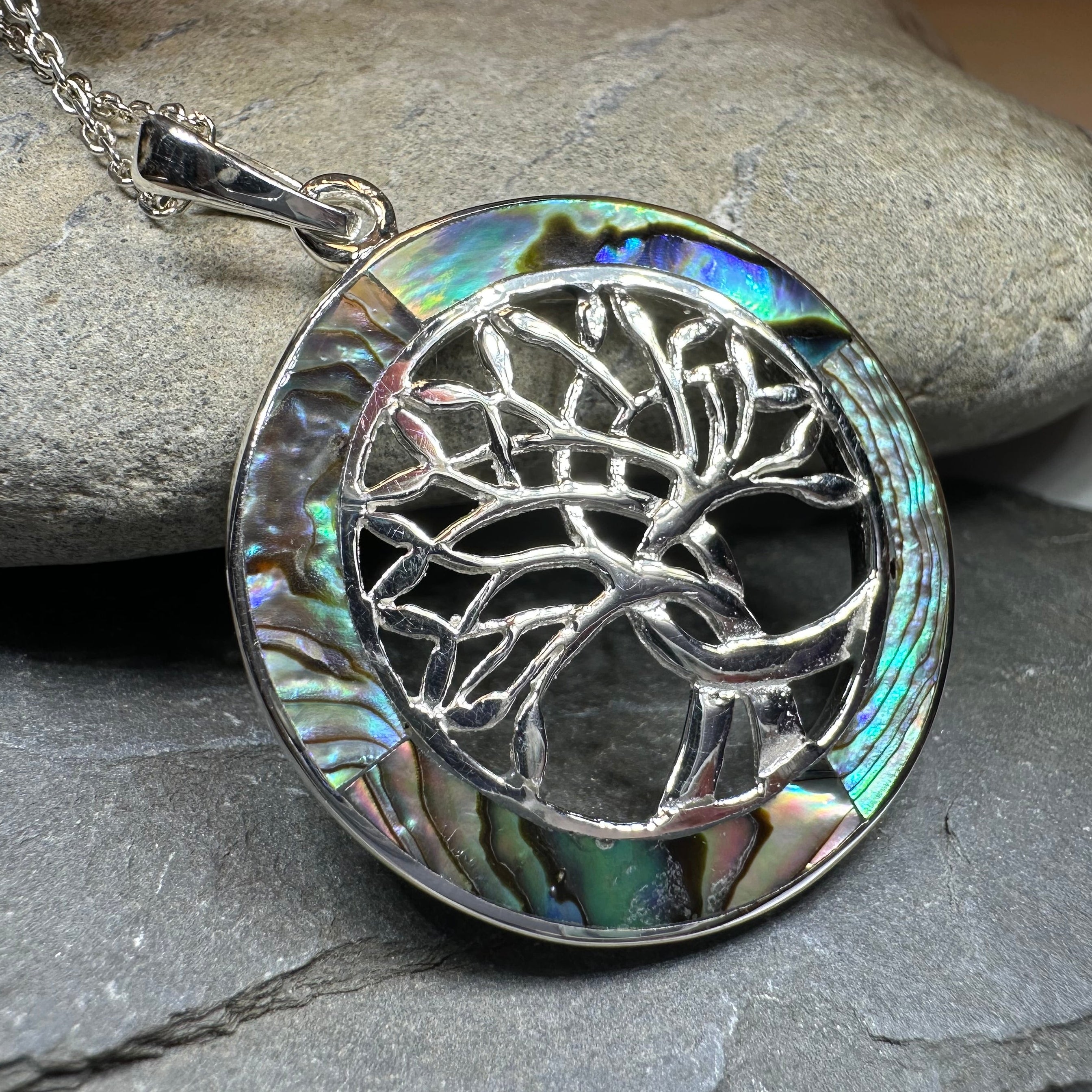 Carmina Tree of Life Shell Necklace