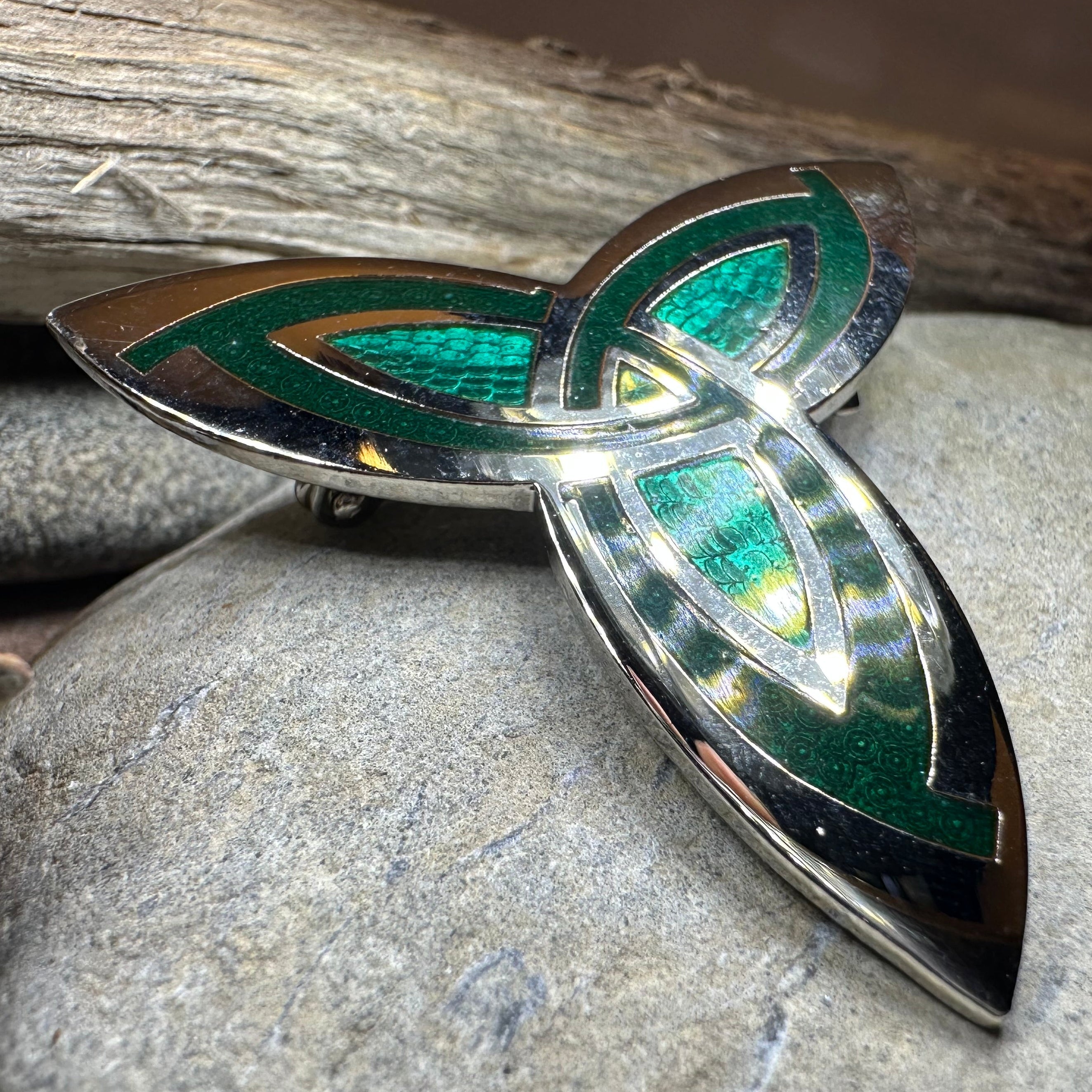 Eislyn Trinity Knot Celtic Brooch