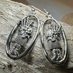 Tartan Bagpiper Earrings