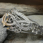 Artisan Irish Celtic Beast Brooch