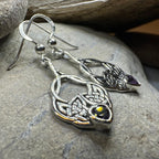 Heart Celtic Knot Earrings