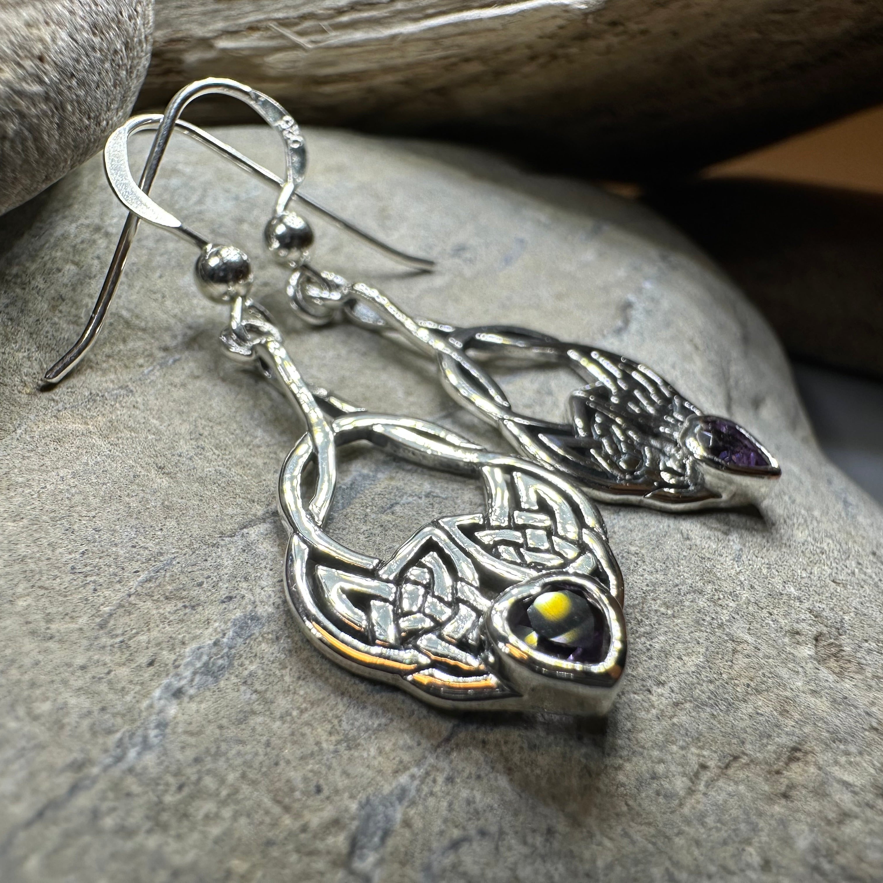 Heart Celtic Knot Earrings