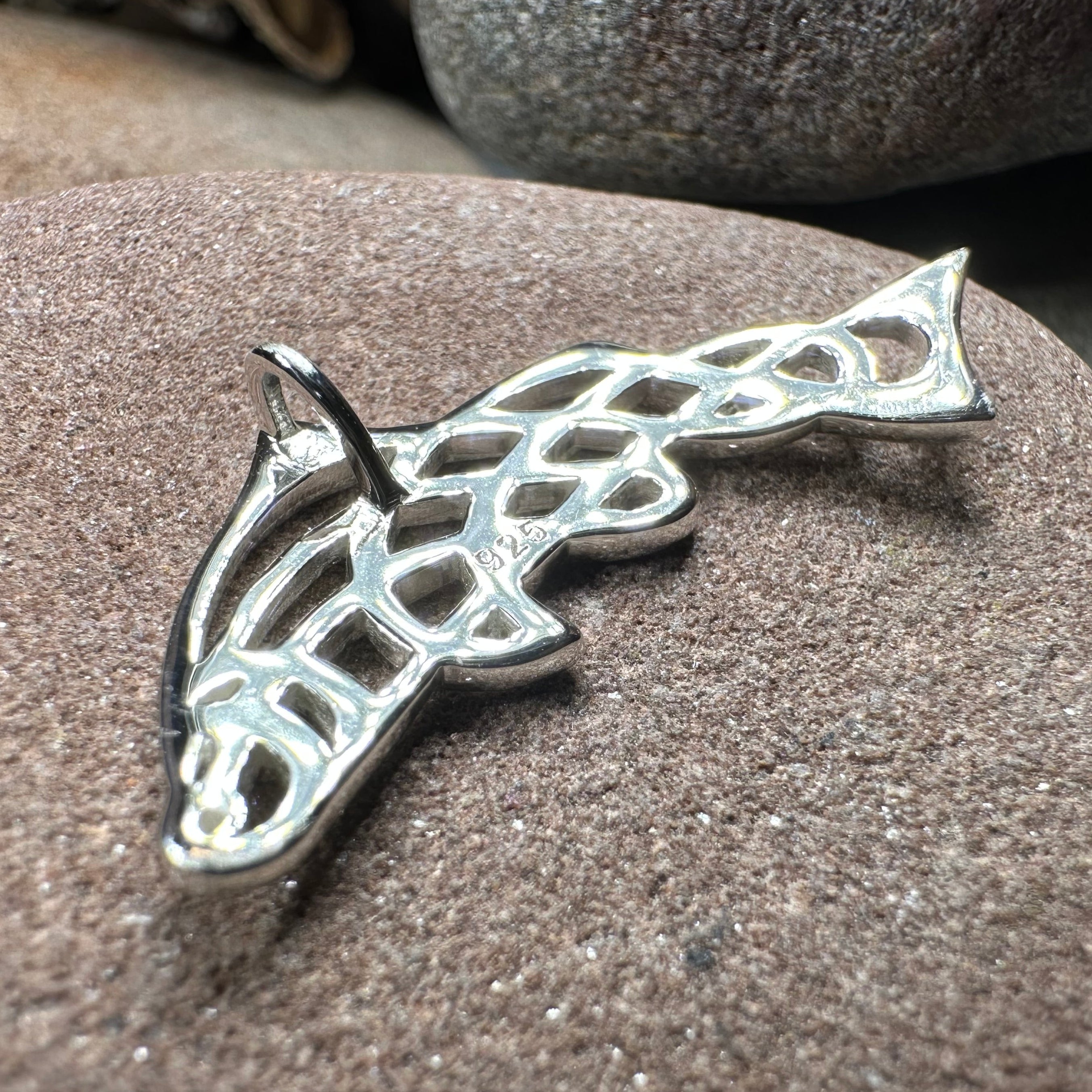 Celtic Salmon of Knowledge Necklace