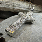 Artisan Irish Clonmacnoise Cross Necklace
