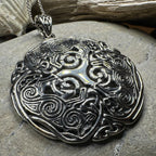 Pictish Triple Celtic Wolf Necklace