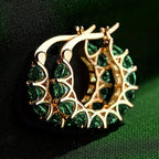 Elena Marlowe Hoop Earrings | White Gold