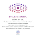 Olivenorma Blue Evil Eye Galaxy Sun Tarot Necklace