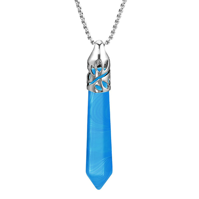 Crrystal Bullet Protection Gemstone Necklace