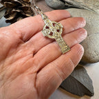 Artisan Irish Ahenny Cross Necklace