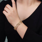 Gavriella Hexogonal Cuff Bracelet