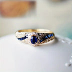Exclusive Blue Gold Ring