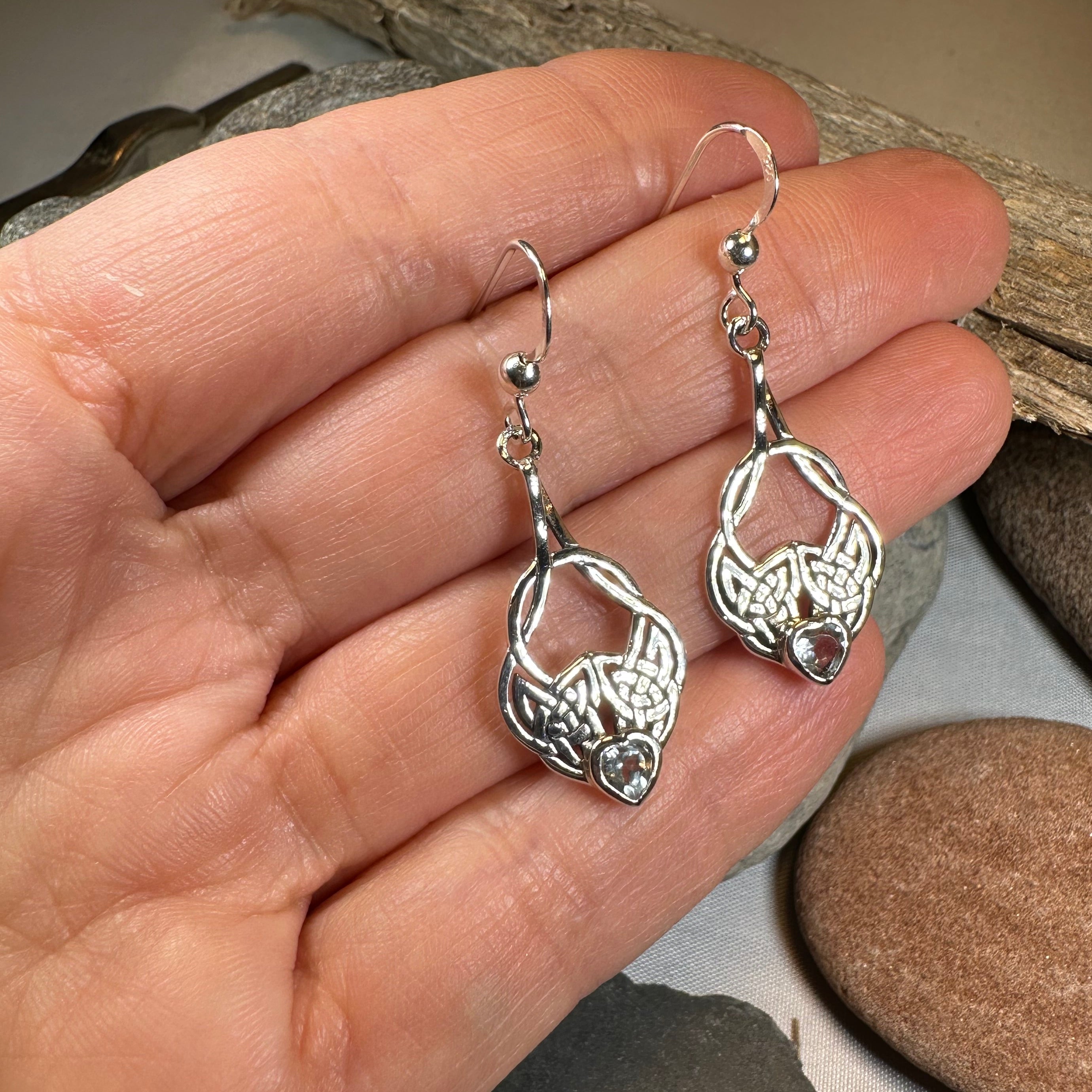 Heart Celtic Knot Earrings
