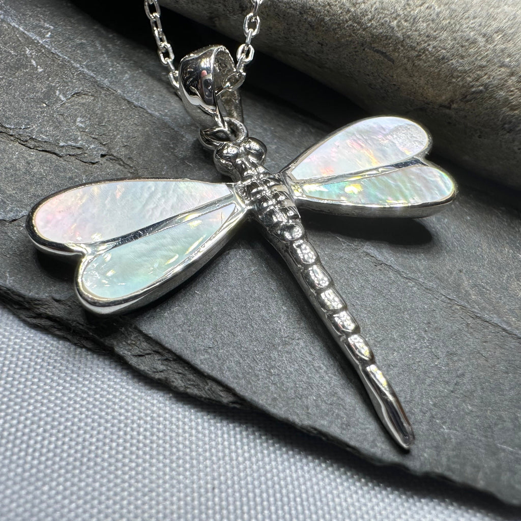 Shimmering Dragonfly Necklace