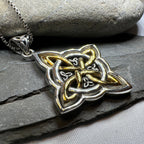 Classic Quaternary Knot Necklace