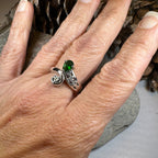 Emerald Dream Trinity Knot Ring