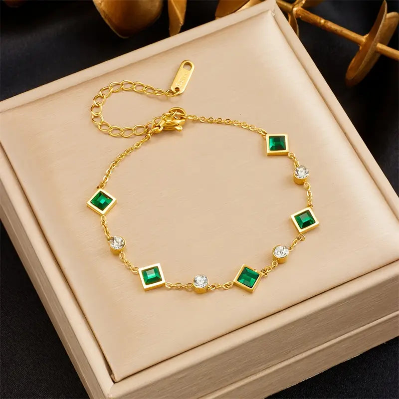 Amelisse Green Elegance Bracelet