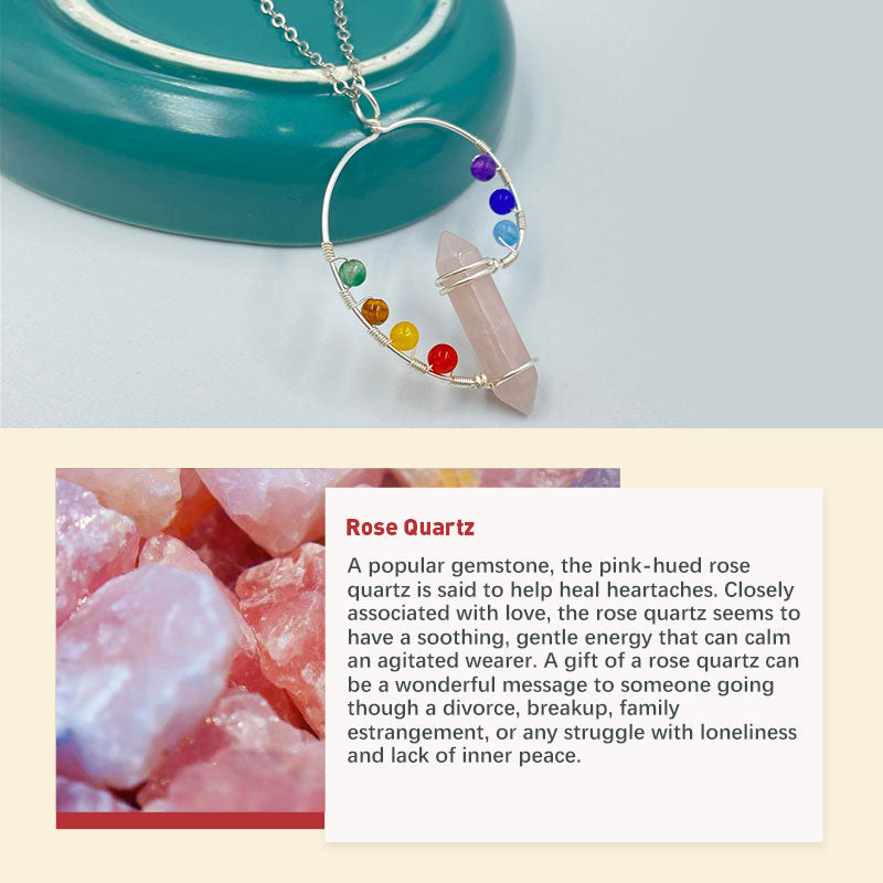 Olivenorma Chakra Orgone Color Swirl Necklace