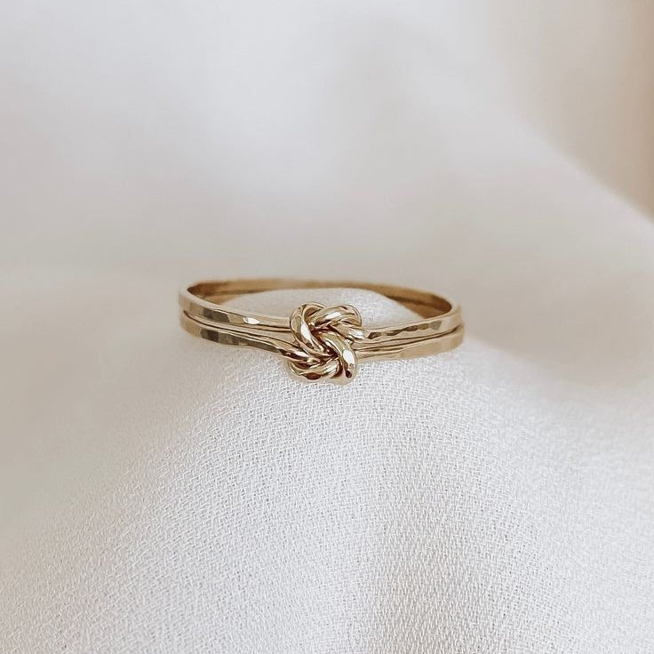 Knotted Gold Ring